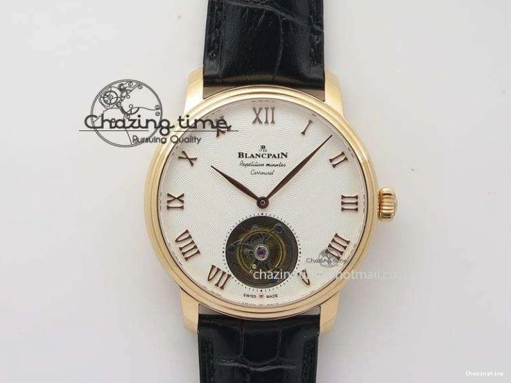 0324 SportInspired Villeret 6669 SS HG 1:1 Best Edition White Dial On Leather Strap V 8099